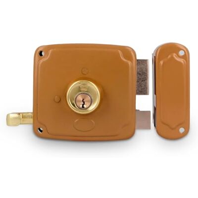 Cerradura de manilla de puerta Amig 22564 - Oro - 14,5x10,5x9 cm Cerradura de manilla de puerta Amig 22564 - Oro - 14,5x10,5x9 cm