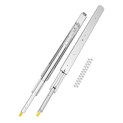 VEVOR 1 Par de Correderas Dobles para Cajones de Extensión Completa, Carga de 226,8 kg, Rodamiento de Bolas con Riel Deslizante para Cajones de Montaje Lateral con Bloqueo, 1150 x 76 x 19,5 mm VEVOR 1 Par de Correderas Dobles para Cajones de Extensión Completa, Carga de 226,8 kg, Rodamiento de Bolas con Riel Deslizante para Cajones de Montaje Lateral con Bloqueo, 1150 x 76 x 19,5 mm