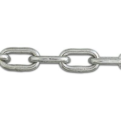 Chapuis Bobina de cadena soldada (acero galvanizado, 225 kg diámetro 7 mm x 25 m Chapuis Bobina de cadena soldada (acero galvanizado, 225 kg diámetro 7 mm x 25 m