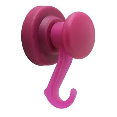 first4magnets Magnet Expert 43mm Diámetro De Goma Recubierto De Imán De Neodimio Con Gancho Giratorio-púrpura (paquete De 40) first4magnets Magnet Expert 43mm Diámetro De Goma Recubierto De Imán De Neodimio Con Gancho Giratorio-púrpura (paquete De 40)