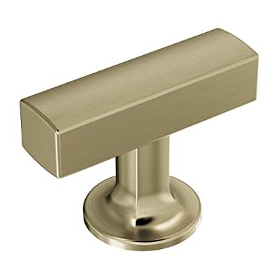 Amerock Pomo para gabinete de cocina, champán dorado, Everett, 44 mm de longitud, herrajes para gabinete, perilla de muebles de bar, perilla de cajón de tocador, perilla de puerta de Amerock Pomo para gabinete de cocina, champán dorado, Everett, 44 mm de longitud, herrajes para gabinete, perilla de muebles de bar, perilla de cajón de tocador, perilla de puerta de