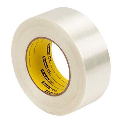 3M 8981 Cinta de Filamento, 19 mm x 50 m, 48 unidades 3M 8981 Cinta de Filamento, 19 mm x 50 m, 48 unidades