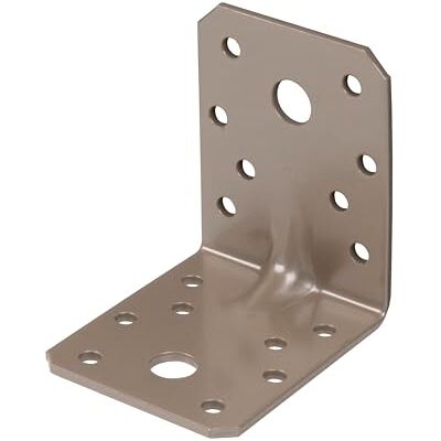 Alberts DURAVIS® Conectores angulares para cargas pesadas con reborde, color beige perlado RAL 1035, tamaño 70 x 70 x 55 mm, juego de 50 Alberts DURAVIS® Conectores angulares para cargas pesadas con reborde, color beige perlado RAL 1035, tamaño 70 x 70 x 55 mm, juego de 50