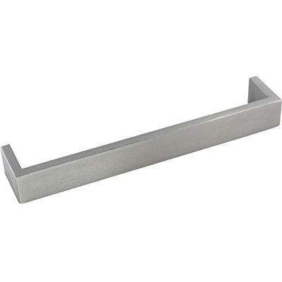 ACCURIDE Mirach LA Tirador para muebles (288 mm, 294 mm, mango cuadrado, acero inoxidable cepillado), color plateado ACCURIDE Mirach LA Tirador para muebles (288 mm, 294 mm, mango cuadrado, acero inoxidable cepillado), color plateado