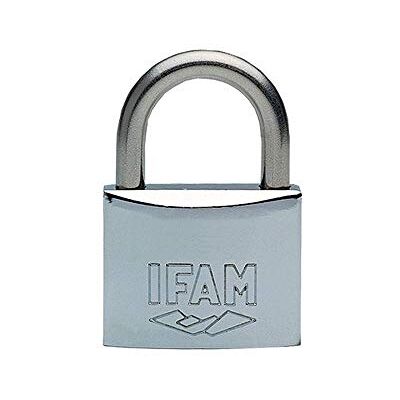IFAM 084001 Candado de Laton Extruido Arco Normal Aisi 316 Modelo Inox40 Llaves desiguales en Blister IFAM 084001 Candado de Laton Extruido Arco Normal Aisi 316 Modelo Inox40 Llaves desiguales en Blister