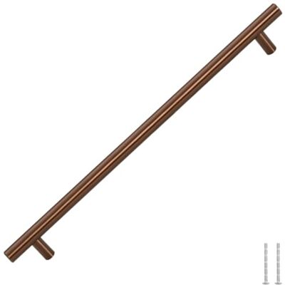 vidaXL Tiradores para armarios 5 uds acero inoxidable bronce 320 mm vidaXL Tiradores para armarios 5 uds acero inoxidable bronce 320 mm