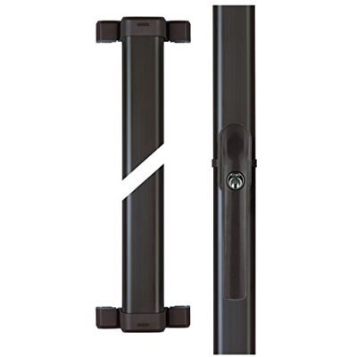 ABUS FOS550A B AL0145 Cierre de Barra con Alarma para Ventana, Color Negro ABUS FOS550A B AL0145 Cierre de Barra con Alarma para Ventana, Color Negro