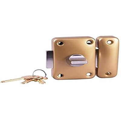 Bricard cerrojo Pratic de botón Cilindro de 45 mm Diámetro 22 mm dorado Bricard cerrojo Pratic de botón Cilindro de 45 mm Diámetro 22 mm dorado