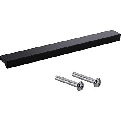 Gedotec Tirador de aluminio macizo Tirador de cajón en negro ANGLE Tirador para muebles de diseño para cajones con la longitud: 300 mm Tirador de puerta de armario 1 pieza Gedotec Tirador de aluminio macizo Tirador de cajón en negro ANGLE Tirador para muebles de diseño para cajones con la longitud: 300 mm Tirador de puerta de armario 1 pieza