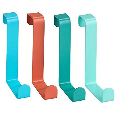 Wenko Colgador para puertas surtido 4 piezas Percha para la puerta, 4 ganchos, Acero, 7.6 x 1.2 x 6 cm, Surtido Wenko Colgador para puertas surtido 4 piezas Percha para la puerta, 4 ganchos, Acero, 7.6 x 1.2 x 6 cm, Surtido