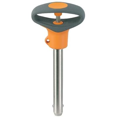 Halder Pernos de Bloqueo de Bolas, Naranja, d1=6 mm / l1=25 mm Halder Pernos de Bloqueo de Bolas, Naranja, d1=6 mm / l1=25 mm