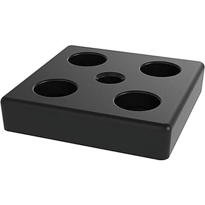 FATH Placa de pie 80 x 80 M12 08 Z, Color Negro FATH Placa de pie 80 x 80 M12 08 Z, Color Negro