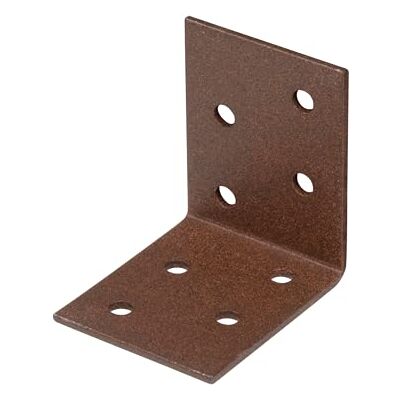 Alberts DURAVIS® Conectores angulares (50 x 50 x 40 mm, 50 unidades, revestimiento dúplex), color marrón Alberts DURAVIS® Conectores angulares (50 x 50 x 40 mm, 50 unidades, revestimiento dúplex), color marrón