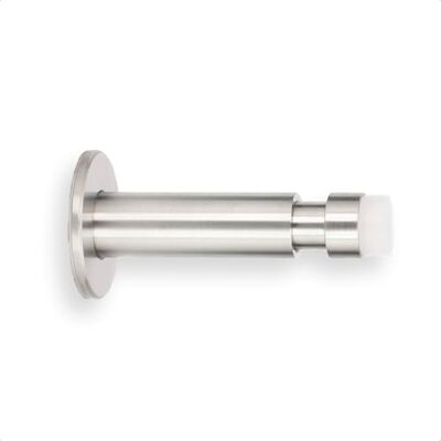 EVI Topes de puerta ajustables para pared - Acero inoxidable y silicona EVI Topes de puerta ajustables para pared - Acero inoxidable y silicona