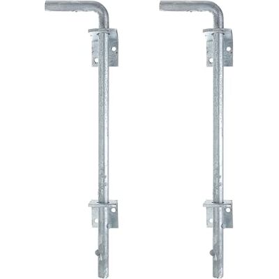 Alberts GAH- 211011 – Empalme de suelo galvanizado en caliente Ø 16 mm 400 mm Distancia entre pernos de puerta de 30 mm Juego de 2 Alberts GAH- 211011 – Empalme de suelo galvanizado en caliente Ø 16 mm 400 mm Distancia entre pernos de puerta de 30 mm Juego de 2