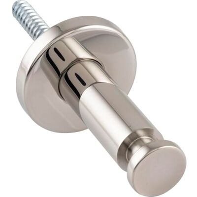 MARCHESI Soporte para pasamanos para pinzas, rosetas de 51 mm de diámetro, distancia a la pared 60 mm, aluminio pulido MARCHESI Soporte para pasamanos para pinzas, rosetas de 51 mm de diámetro, distancia a la pared 60 mm, aluminio pulido