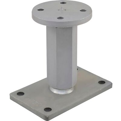 PITZL 10920.1393 Soporte para postes, base de apoyo, soporte para tacos, ajuste fácil, acero con revestimiento ZiNiP, altura 285-345 mm, acabado pesado PITZL 10920.1393 Soporte para postes, base de apoyo, soporte para tacos, ajuste fácil, acero con revestimiento ZiNiP, altura 285-345 mm, acabado pesado