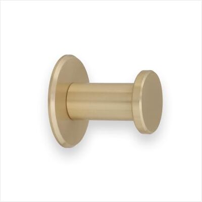 Gancho de Pared Oro Satinado - 44x45mm - Percha Gancho de Pared Oro Satinado - 44x45mm - Percha