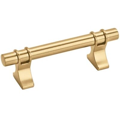 Amerock Tirador de gabinete, bronce champán, 3 pulgadas (76 mm) de centro a centro, Davenport, paquete de 1 unidad, tirador de cajón, asa de cajón, herrajes para gabinete Amerock Tirador de gabinete, bronce champán, 3 pulgadas (76 mm) de centro a centro, Davenport, paquete de 1 unidad, tirador de cajón, asa de cajón, herrajes para gabinete