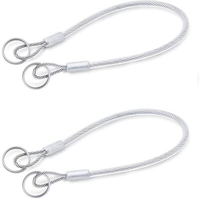 Ganter Normelemente Cuerda de Acero Inoxidable, Plata Ganter Normelemente Cuerda de Acero Inoxidable, Plata