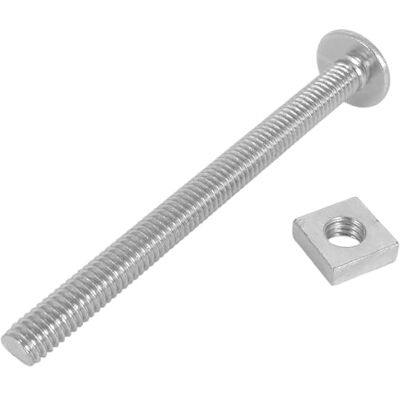 Merriway Roofing Perno y tuerca galvanizado M6 X 60 Mm, juego de 4 piezas Merriway Roofing Perno y tuerca galvanizado M6 X 60 Mm, juego de 4 piezas