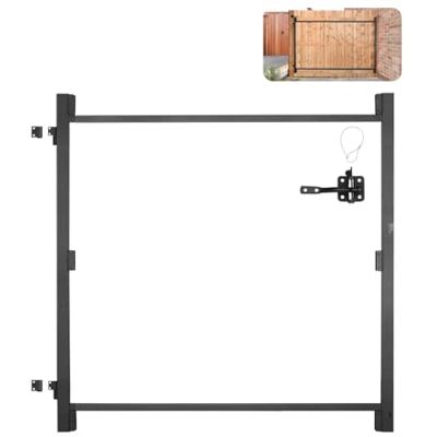 VEVOR Kit de Construcción de Portones Apto para Aberturas de 1524-2438 mm Material de Hierro Escuadra para Marco de Portón Completo Anti Hundimiento con Pestillo y Tornillos Para Cercas de Madera VEVOR Kit de Construcción de Portones Apto para Aberturas de 1524-2438 mm Material de Hierro Escuadra para Marco de Portón Completo Anti Hundimiento con Pestillo y Tornillos Para Cercas de Madera
