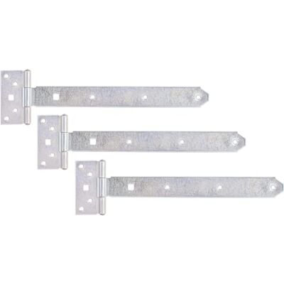 Alberts GAH- 310806 Colgante en cruz con pasador prensado, galvanizado en amarillo, banda 393,5 x 34 mm, bisagras 92 x 44 mm, juego de 3 Alberts GAH- 310806 Colgante en cruz con pasador prensado, galvanizado en amarillo, banda 393,5 x 34 mm, bisagras 92 x 44 mm, juego de 3
