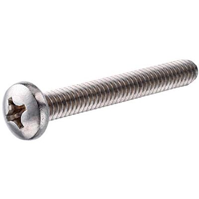 Hillman El grupo de 4 – 40 x 1 – 1/4-inch cacerola inoxidable máquina tornillo Phillips, 50-Pack Hillman El grupo de 4 – 40 x 1 – 1/4-inch cacerola inoxidable máquina tornillo Phillips, 50-Pack
