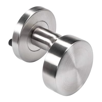 JUVA Moderno pomo de puerta de casa fijo de acero inoxidable mate fijo en roseta redonda LDK 212 Diámetro del botón: 53 mm Pomo de puerta de acero inoxidable JUVA Moderno pomo de puerta de casa fijo de acero inoxidable mate fijo en roseta redonda LDK 212 Diámetro del botón: 53 mm Pomo de puerta de acero inoxidable