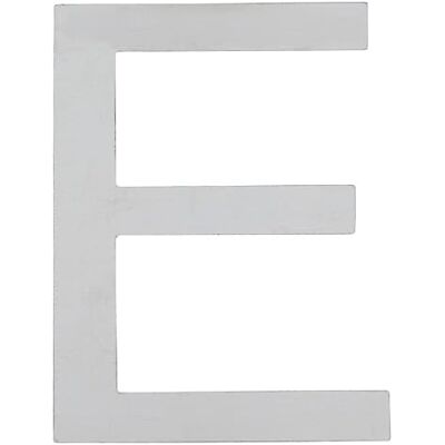 ARREGUI SEC11-T2 Número de Casa Exterior de 12 cm de altura Placa de Señalización de Acero Inoxidable Satinado Número de Puerta Letra de Casa Número de Vivienda, Piso o Escalera Letra E ARREGUI SEC11-T2 Número de Casa Exterior de 12 cm de altura Placa de Señalización de Acero Inoxidable Satinado Número de Puerta Letra de Casa Número de Vivienda, Piso o Escalera Letra E