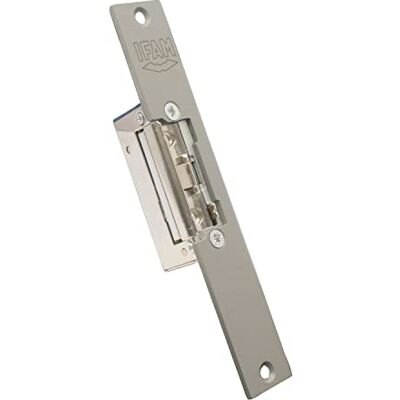 IFAM Cerradero Eléctrico , Abrepuertas Reversible Simétrico, Ancho 16 mm, Palanca de Desbloqueo, Pestillo Radial Ajustable, Frente Largo Gris, Puerta de Madera y Aluminio Interior IFAM Cerradero Eléctrico , Abrepuertas Reversible Simétrico, Ancho 16 mm, Palanca de Desbloqueo, Pestillo Radial Ajustable, Frente Largo Gris, Puerta de Madera y Aluminio Interior
