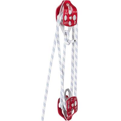 VEVOR Bloque de Doble Polea con Cuerda Trenzada 12mm x 61m Sistema de Escalada de Doble Polea Longitud de Rotura 7700 libras 35 kN Alta Resistencia para Uso Interior y Exterior Deportes Aficionados VEVOR Bloque de Doble Polea con Cuerda Trenzada 12mm x 61m Sistema de Escalada de Doble Polea Longitud de Rotura 7700 libras 35 kN Alta Resistencia para Uso Interior y Exterior Deportes Aficionados