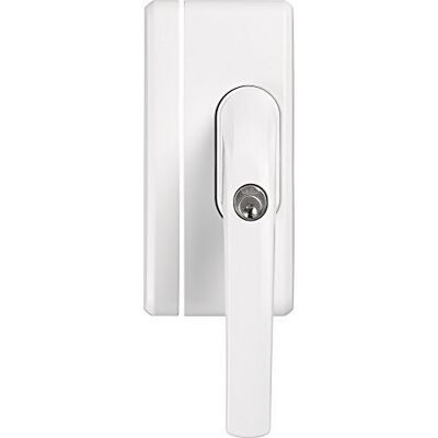 ABUS Manilla para Ventana con Cerradura FO400A AL0145 Manija de Seguridad con Bloqueo Adicional y Alarma Cierre Uniforme Nivel de Seguridad 10- Blanco ABUS Manilla para Ventana con Cerradura FO400A AL0145 Manija de Seguridad con Bloqueo Adicional y Alarma Cierre Uniforme Nivel de Seguridad 10- Blanco