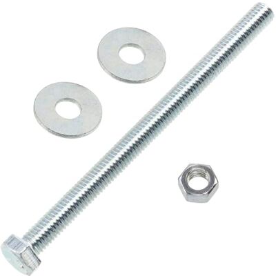 AERZETIX Kit de 25 pernos M5x70mm con cabeza hexagonal + 50 arandelas anchas M5x15mm + 25 tuercas hexagonales M5 para bricolaje y fijación ligera en acero AERZETIX Kit de 25 pernos M5x70mm con cabeza hexagonal + 50 arandelas anchas M5x15mm + 25 tuercas hexagonales M5 para bricolaje y fijación ligera en acero