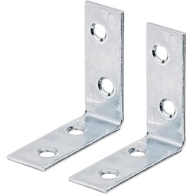 Alberts GAH- 339470 Escuadra para silla (galvanizada, 40 x 40 x 15 mm, 50 unidades) Alberts GAH- 339470 Escuadra para silla (galvanizada, 40 x 40 x 15 mm, 50 unidades)