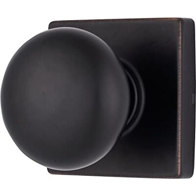 BRINKS Perilla de puerta de bola interior contemporánea sin bloqueo, bronce toscano, diseñado para hogares elegantes y modernos y se mezcla perfectamente con decoración interior BRINKS Perilla de puerta de bola interior contemporánea sin bloqueo, bronce toscano, diseñado para hogares elegantes y modernos y se mezcla perfectamente con decoración interior