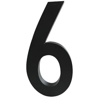 Design Letters Números de casa (aluminio, 0-9), color negro Design Letters Números de casa (aluminio, 0-9), color negro