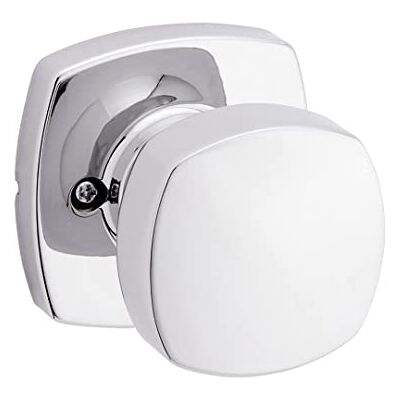 Kwikset Arroyo Pomo de puerta falso, manija de una sola cara para armarios, puertas dobles francesas y despensa, perilla interior de cromo pulido que no gira Kwikset Arroyo Pomo de puerta falso, manija de una sola cara para armarios, puertas dobles francesas y despensa, perilla interior de cromo pulido que no gira
