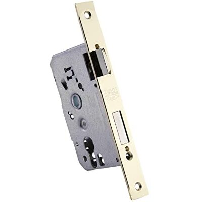 IFAM Cerradura de Embutir , Frente Cuadrado, Acabados en Latón, Entrada 50 mm, Cerradura Puerta Interior y Exterior, Picaporte, Cilindro Incluido, 3 llaves, Seguridad, Antiganzua, Cerrojo IFAM Cerradura de Embutir , Frente Cuadrado, Acabados en Latón, Entrada 50 mm, Cerradura Puerta Interior y Exterior, Picaporte, Cilindro Incluido, 3 llaves, Seguridad, Antiganzua, Cerrojo