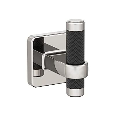 Amerock Gancho para Bata Individual de níquel Pulido/Bronce Negro 2-11/16 Pulgadas (68 mm) de Longitud Esquire Gancho de Toalla para baño Accesorios de baño Amerock Gancho para Bata Individual de níquel Pulido/Bronce Negro 2-11/16 Pulgadas (68 mm) de Longitud Esquire Gancho de Toalla para baño Accesorios de baño