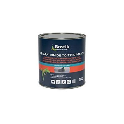Bostik Reparación de techo de emergencia (1 kg), color gris Bostik Reparación de techo de emergencia (1 kg), color gris
