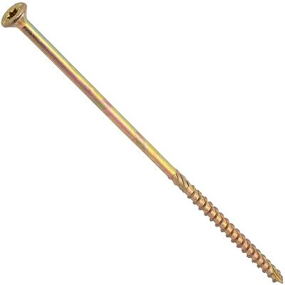 AERZETIX Juego de 10 Tornillos para Madera Ø8x240mm con Cabeza Fresada con Huella Estrella T40 en Acero Galvanizado Carpintería Contrachapado Aglomerado Melamina Terraza Tablero Viga AERZETIX Juego de 10 Tornillos para Madera Ø8x240mm con Cabeza Fresada con Huella Estrella T40 en Acero Galvanizado Carpintería Contrachapado Aglomerado Melamina Terraza Tablero Viga