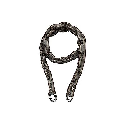 Thirard Cadena antirrobo de acero cementado zincado con vaina de PVC para bicicleta, barreras y scooter, resistente a los intentos de corte, longitud 1,20 m, color negro Thirard Cadena antirrobo de acero cementado zincado con vaina de PVC para bicicleta, barreras y scooter, resistente a los intentos de corte, longitud 1,20 m, color negro