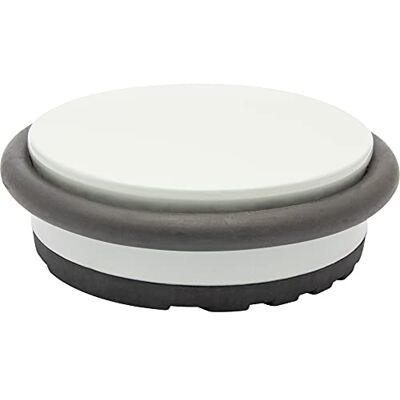 WAGNER Tope para la Puerta BIG DISK LIGHT GREY Tope de Puerta para el Suelo Ø 98 x 30 mm, Acero Recubierto, Goma Termoplástica, Gris Claro, 750 g – WAGNER Tope para la Puerta BIG DISK LIGHT GREY Tope de Puerta para el Suelo Ø 98 x 30 mm, Acero Recubierto, Goma Termoplástica, Gris Claro, 750 g –