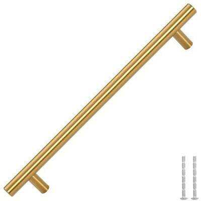 vidaXL Tiradores para Armarios 5 uds, Tiradores en Barra, Manijas de Cajones Muebles, Tiradores de Puerta Corredera, Acero Inoxidable Dorado 192 mm vidaXL Tiradores para Armarios 5 uds, Tiradores en Barra, Manijas de Cajones Muebles, Tiradores de Puerta Corredera, Acero Inoxidable Dorado 192 mm