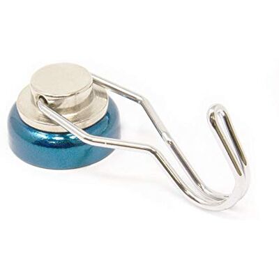 first4magnets Gancho Giratorio Azul Para Sostener La Cuerda, Los Cables Y La Ropa 25mm de Diámetro Paquete de 1 first4magnets Gancho Giratorio Azul Para Sostener La Cuerda, Los Cables Y La Ropa 25mm de Diámetro Paquete de 1