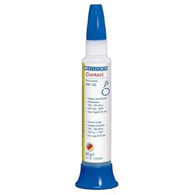 WEICON Contact VM 120 pegamento cianoacrílico 60 g para pegar metales de todo tipo WEICON Contact VM 120 pegamento cianoacrílico 60 g para pegar metales de todo tipo