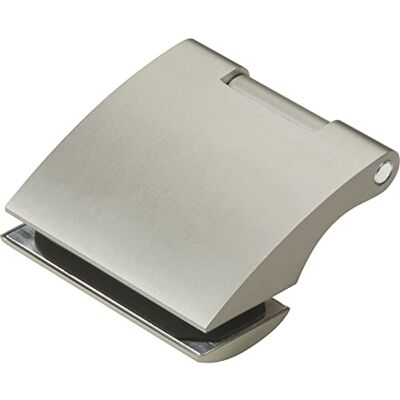 Dorma Glas Arcos Office Bisagra para puertas de cristal, grosor de cristal 8-10 mm, bisagras de aluminio con efecto acero inoxidable, contenido: 2 unidades Dorma Glas Arcos Office Bisagra para puertas de cristal, grosor de cristal 8-10 mm, bisagras de aluminio con efecto acero inoxidable, contenido: 2 unidades