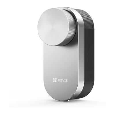 EZVIZ Cerradura Inteligente Smart Lock Motorizada con Batería, Cerradura Electrónica Automática con Instalación DIY, Desbloqueo sin Llave Via App, Modo de Privacidad, Bloqueo Automático, DL01 Pro EZVIZ Cerradura Inteligente Smart Lock Motorizada con Batería, Cerradura Electrónica Automática con Instalación DIY, Desbloqueo sin Llave Via App, Modo de Privacidad, Bloqueo Automático, DL01 Pro