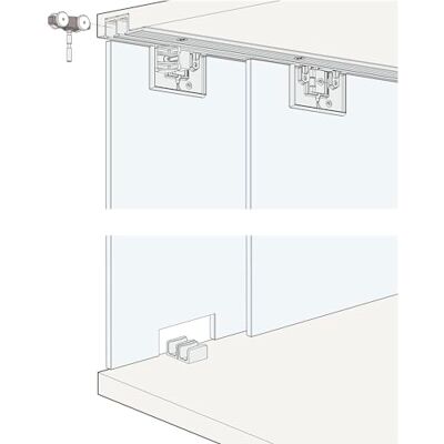 HAWA - CLIPO 16 GK - 2 puertas - IS - Hinge HAWA - CLIPO 16 GK - 2 puertas - IS - Hinge